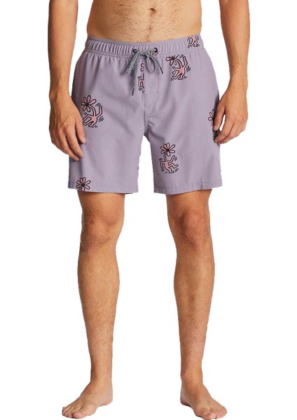 Keith Haring Flower Dance Layback 17 Erkek Boardshort ABYJV00109