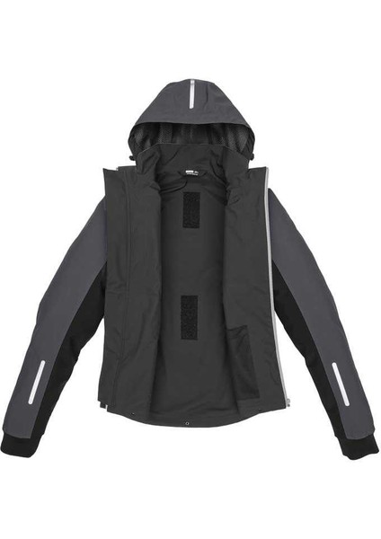 Hoodie H2OUT Iı Ceket Siyah Kırmızı