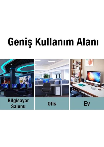80*40CM Deri Su Geçirmez Mouse Pad, Kaymaz Tabanlı, Pürüzsüz Yüzeyli, Masa Üstü Düzenleyici Mat