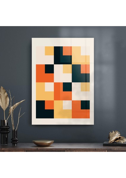 Cam Tablo Bohem Colour Square