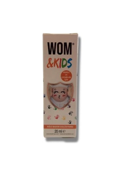 & Kids Hamile ve Çocuklar İçin Ağız Bakım Solüsyonu 20 ml