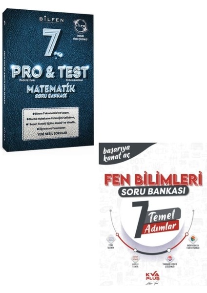Pro&Test Soru Bankası Matematik - 7. Sınıf Fen Bilimleri Temel Adımlar Soru Bankası