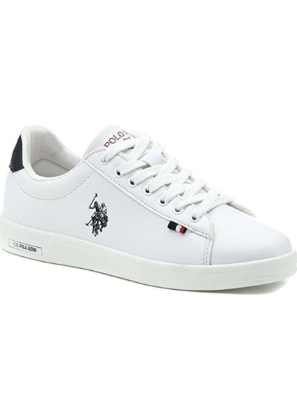 0726 Erkek Beyaz Sneaker Spor Ayakkabı - BTMK00726-BEYAZ-45
