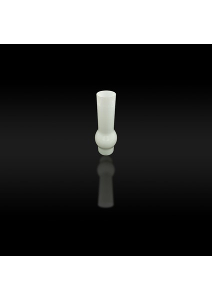 Avize Lamba Camı. Parlak Beyaz Renkli. (Alt Çap: 7.00cm- Yükseklik: 25,00cm) fırsatları