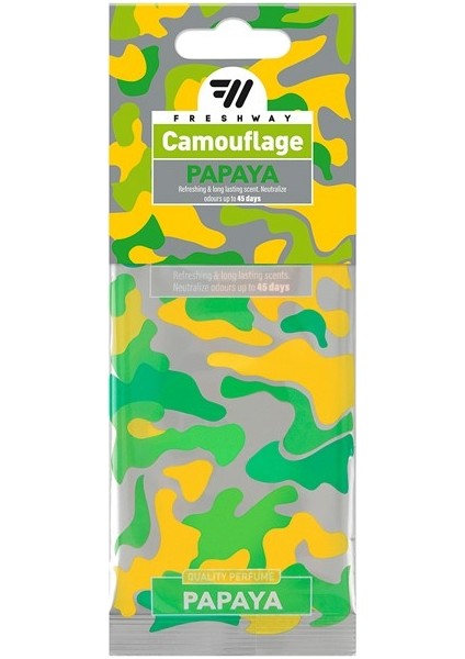 Dry Camouflage Kağıt Koku Papaya