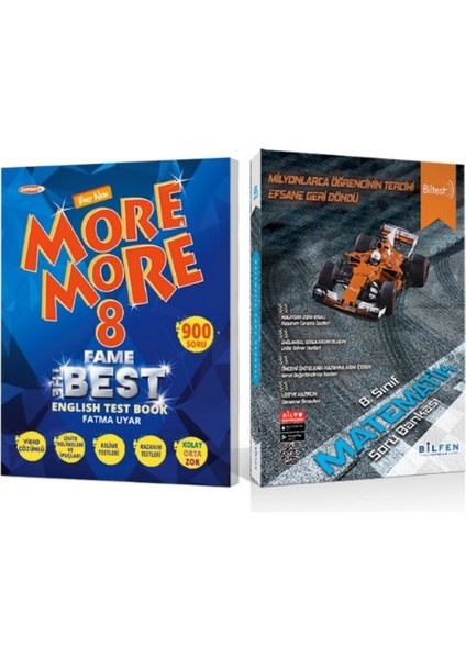 More And More 8. Sınıf Fame Fenomen English Test Book + Biltest Soru Bankası Matematik