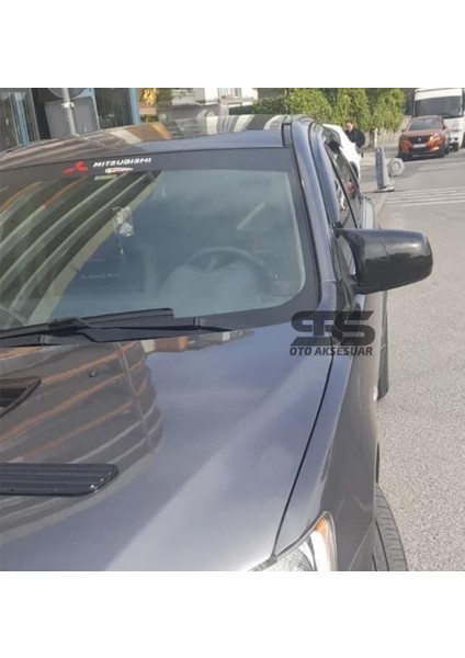 Mitsubishi Lancer 2008-2013 Uyumlu Batman Yarasa Ayna Kapağı Piano Black Abs Plastik fırsatları
