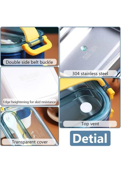 Iç Kısım 304 Paslanmaz Çelik Çift Katmanlı Saklama Kabı indirimleri