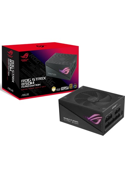 ASUS ROG-STRIX-850G AURA 80+ GOLD 850W MODÜLER ATX 3.0 UYUMLU PCI-E 5.0 10 YIL GARANTİ