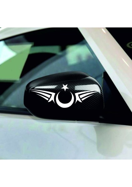 Araç Ayna Kabağı Sticker (Model 2)
