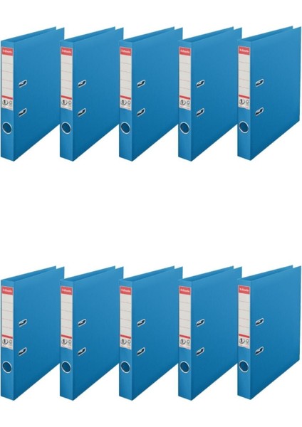 Dar Plastik Klasör (9945) Mavi 10 Lu Paket