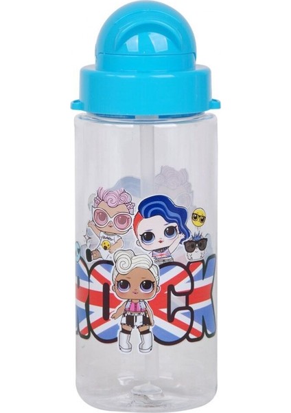 Lisanslı Plastik 500 ml Şeffaf Matara