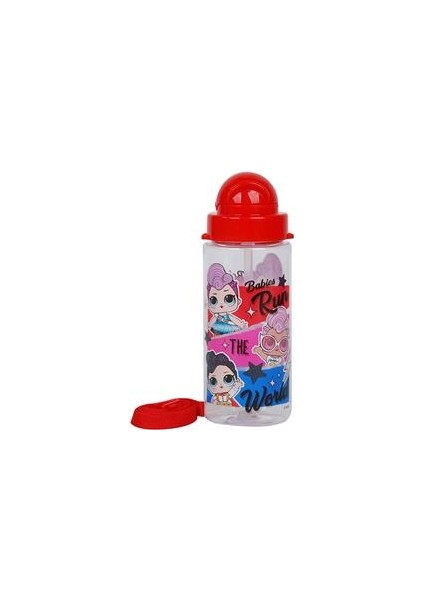 Lisanslı Plastik 500 ml Şeffaf Matara