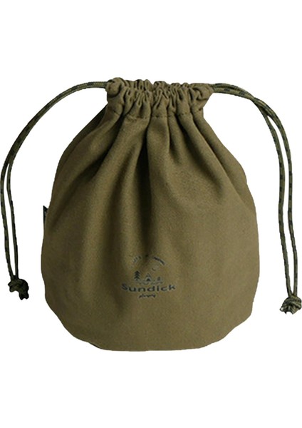 Canvas Drawstring Torbası, Mutfak Gelen Organizatörü, Yeşil Küçük Taşıma Hafif Dayanıklı (Yurt Dışından)