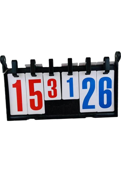 Sport Skorbord Skoru Flip Masstop Veya Asmak Kompakt 39CMX23CM 6 Dışı Beyaz Basası Baskası (Yurt Dışından) indirimleri
