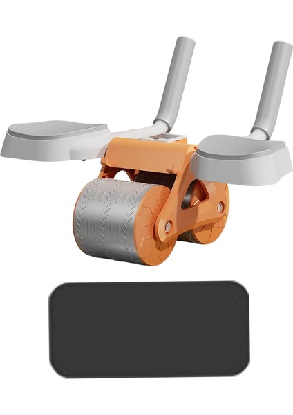 Karın Silindir Tekerlek Sessizlik Erkekler Için Karın Tekerlek Eğitmeni Kadın Fitness Turuncu Zamanla (Yurt Dışından)