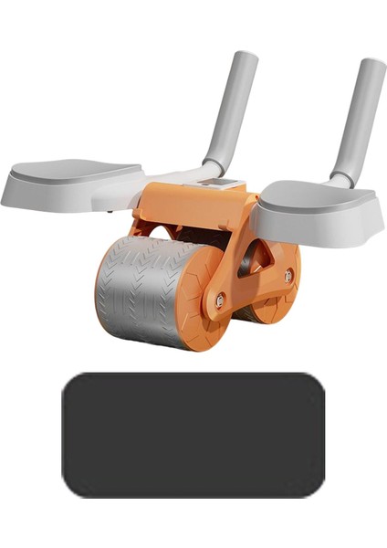 Karın Silindir Tekerlek Sessizlik Erkekler Için Karın Tekerlek Eğitmeni Kadın Fitness Turuncu Zamanla (Yurt Dışından)