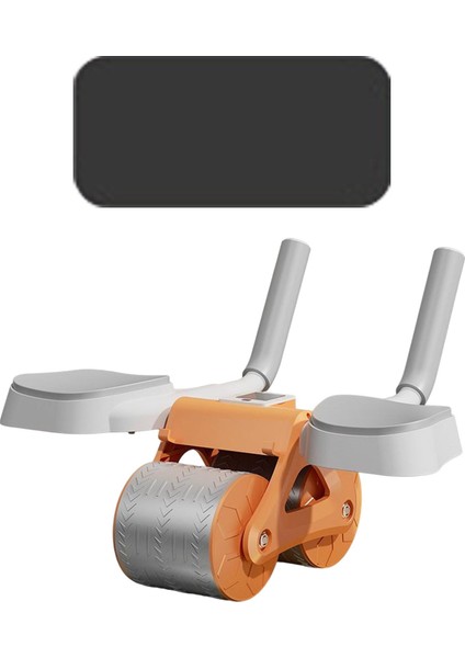 Karın Silindir Tekerlek Sessizlik Erkekler Için Karın Tekerlek Eğitmeni Kadın Fitness Turuncu Zamanla (Yurt Dışından)
