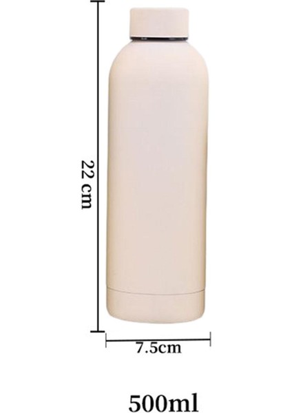 Yalıtımlı Su Şişesi Metal Vakumu Sırt Çantasıyla Tırmanma Açık Bej 500ML (Yurt Dışından) fiyatları