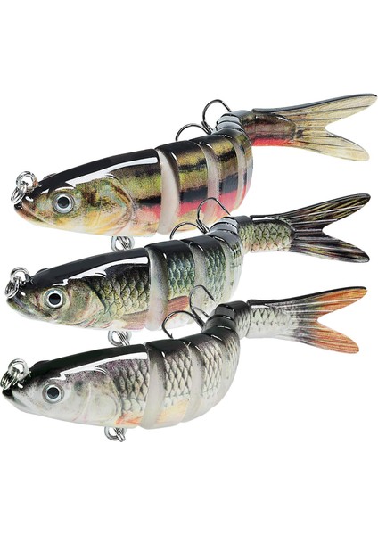 3x Setler Akarsular Için Hook Fishing Mackle ile Set Rezervuarlar Nehirler 13.7cm 25G (Yurt Dışından)