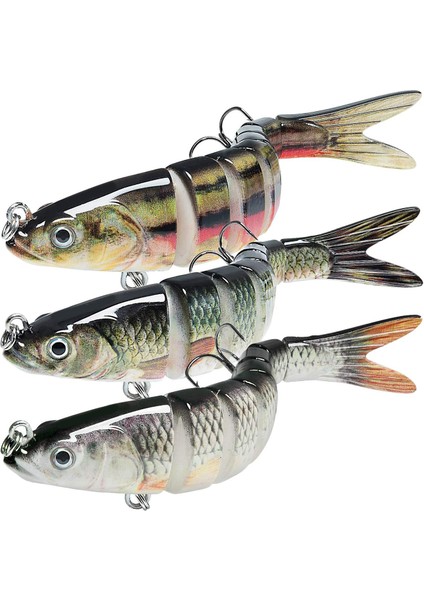 3x Setler Akarsular Için Hook Fishing Mackle ile Set Rezervuarlar Nehirler 13.7cm 25G (Yurt Dışından)