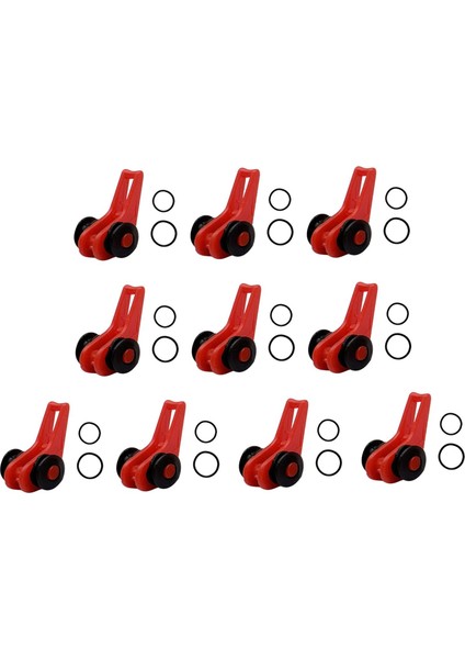 10X Balıkçılık Kancaları Kaleci Balıkçılık Çubuk Kanca Tutucu Balıkçılık Direği Kanca Kaleci Kırmızı (Yurt Dışından) fiyatları