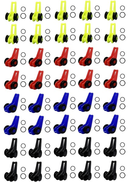 40X Balıkçılık Kancaları Kaleci Cazibe Kancası Tutucu Pratik Balıkçı Çubuk Kanca Keepers (Yurt Dışından)