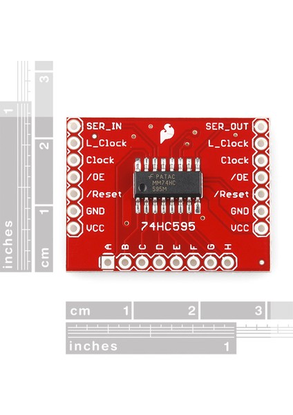 74HC595 - Sparkfun Shift Register Breakout Standart fiyatları