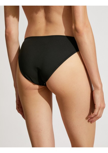 V Kesim Bikini Altı Parlak Taş İşlemeli
