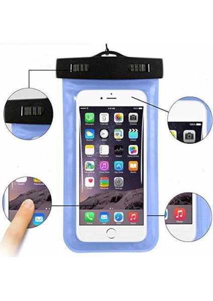 Su Geçirmez Telefon Kılıfı (Boyun İpli)