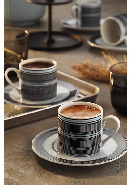 8 Parça 4 Kişilik Kahve Fincan Takımı