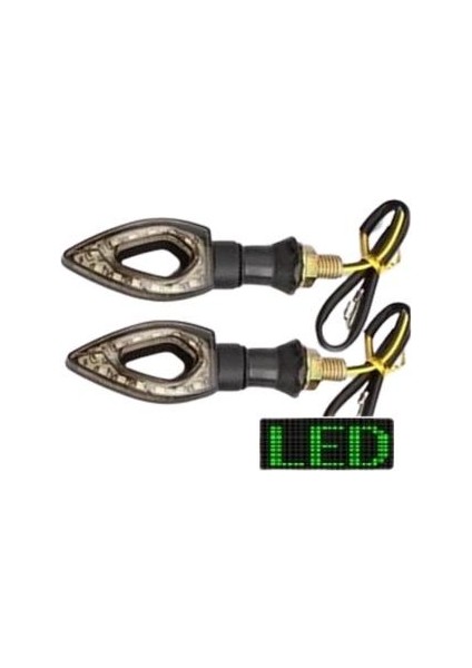 Sinyal Ledli C-116 (ortası Açık) Sarı Işık