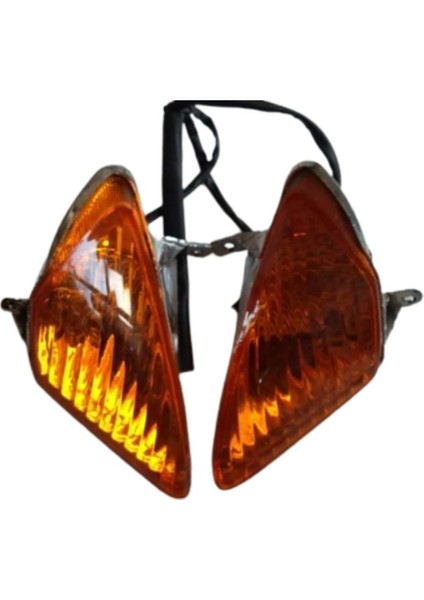 Ön Sinyal Sağ+sol Sarı Cam Komple Maxi Scooter