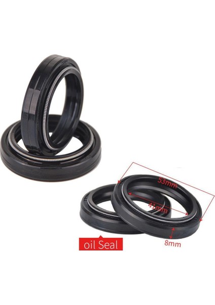 Yamaha Ön Amortisör Keçesi 41-53-8/10,5 2 Li Set Uyumlu Mt-07 (14-17) Mt-09 (14-15) Burgman An 400-650