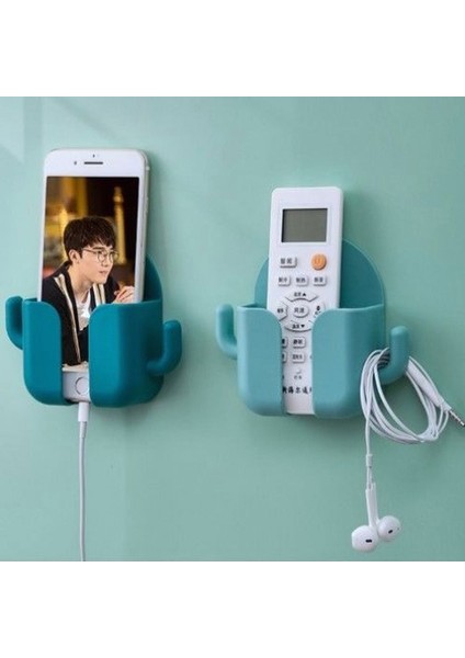 Çok Amaçlı Kancalı Beyaz Kumanda ve Telefon Standı fiyatları