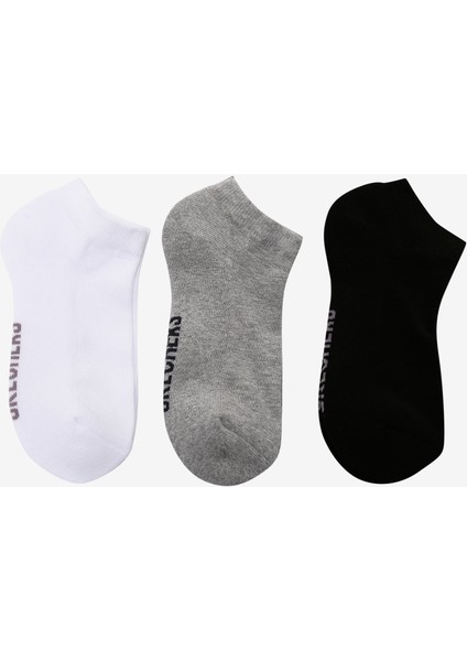 U 3 Pack Padded Low Cut Sock Siyah Çorap S221512-971