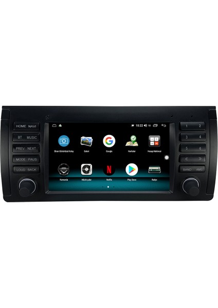 Bmw E39 Tuşlu Android 12 Carplay Özellikli Navigasyon Multimedya Ekran 2gb Ram + 32GB HDD modelleri