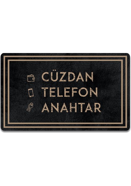 Kapı Önü Paspası Vinil Kaymaz Tabanlı