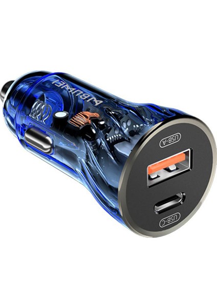Buweı Araba Şarj Adaptörü Qc4.0 + PD30W Çift Bağlantı (Yurt Dışından)
