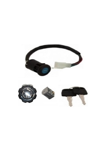 Kontak+kilit Seti 125 Cg Dişi Fişli Takım