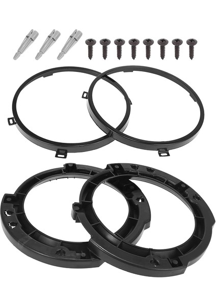 2007-2017 Siyah Için 2x Far Braket Aksesuarları (Yurt Dışından) modelleri