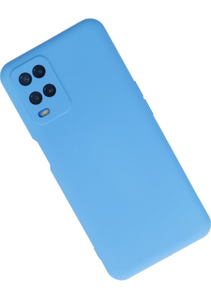 Oppo A54 4g Kılıf Nano Içi Kadife Silikon - Mavi fiyatları