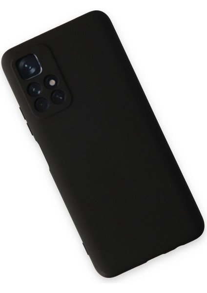 Xiaomi Poco M4 Pro 5g Kılıf Nano Içi Kadife Silikon - Siyah modelleri