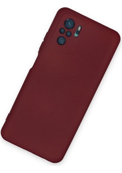 Xiaomi Poco M5S Kılıf Nano Içi Kadife Silikon - Bordo fiyatları