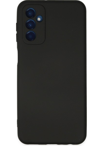 Samsung Galaxy M23 Kılıf Nano Içi Kadife Silikon - Siyah