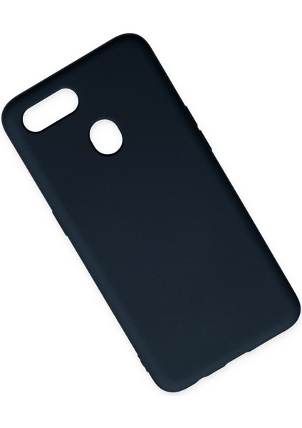 Oppo A12 Kılıf Nano Içi Kadife Silikon - Lacivert modelleri