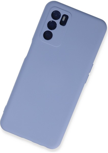 Oppo A55 Kılıf Nano Içi Kadife Silikon - Lila fiyatları