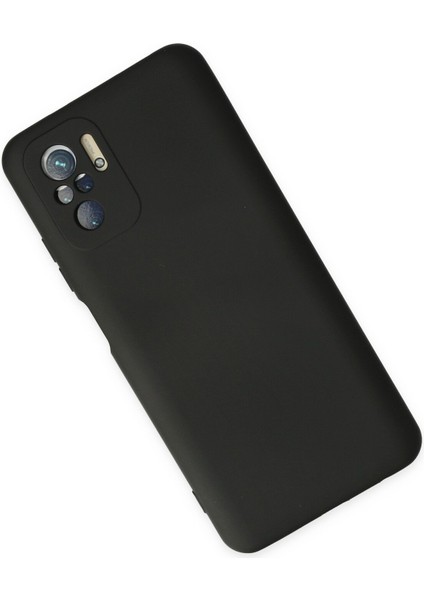 Xiaomi Poco M5S Kılıf Nano Içi Kadife Silikon - Siyah modelleri