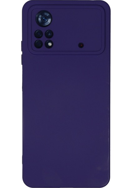Xiaomi Poco X4 Pro 5g Kılıf Nano Içi Kadife Silikon - Mor