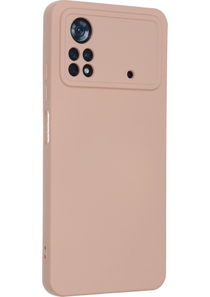 Xiaomi Poco X4 Pro 5g Kılıf Nano Içi Kadife Silikon - Pudra modelleri